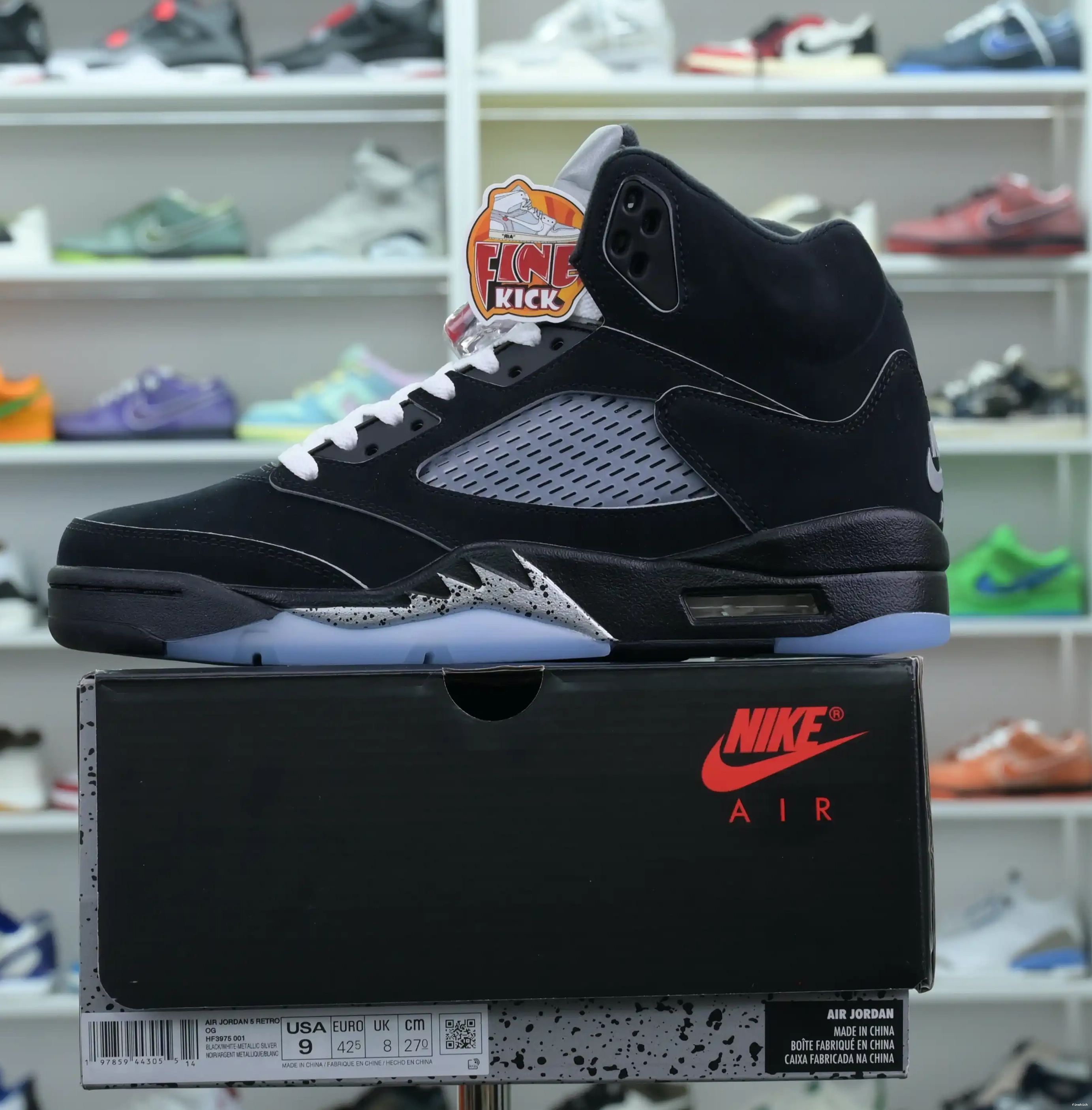 Air 5“BLACK METALLIC REIMAGINED” Jordan Jordan 0629